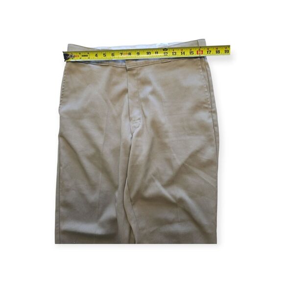 874 Original Fit Khaki Dickies Work Pants Men Size 34 x 34 Flex - Picture 4 of 8